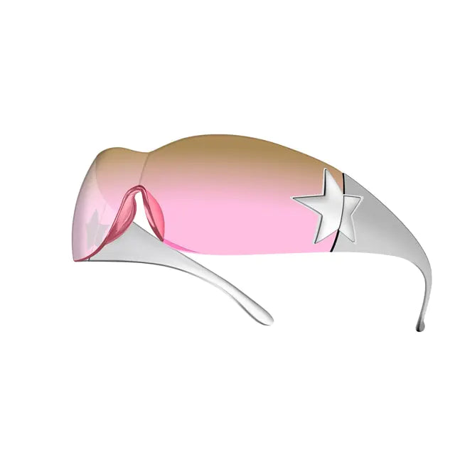 Designer Wraparound Sunglasses