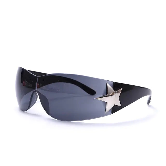 Designer Wraparound Sunglasses