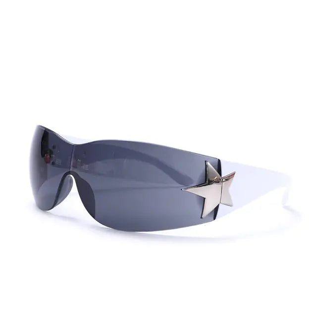 Designer Wraparound Sunglasses