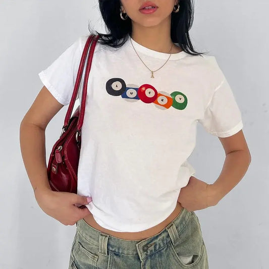 8 Ball Designer Crop Top