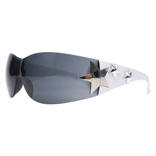 Designer Wraparound Sunglasses