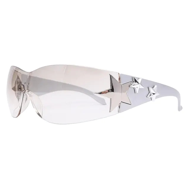 Designer Wraparound Sunglasses