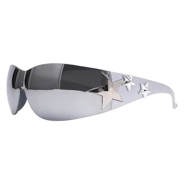 Designer Wraparound Sunglasses