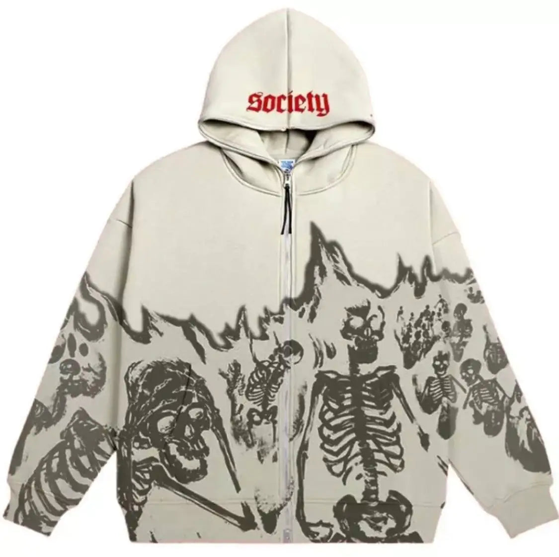 Society Skull Graphic Hoodie