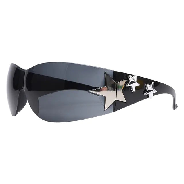 Designer Wraparound Sunglasses