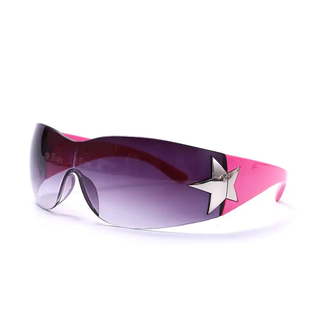 Designer Wraparound Sunglasses